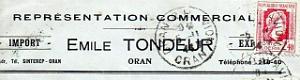 Oran enveloppes pub 1125